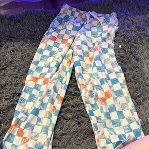 Cat & Jack Vibrant Checkered Pajama Bottoms